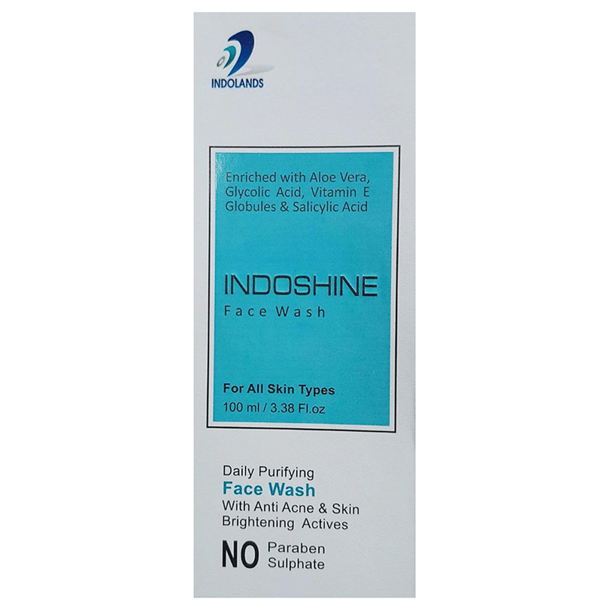Indoshine Face Wash 100 ml, Pack of 1 Indoshine Face Wash 100 ml, Pack of 1