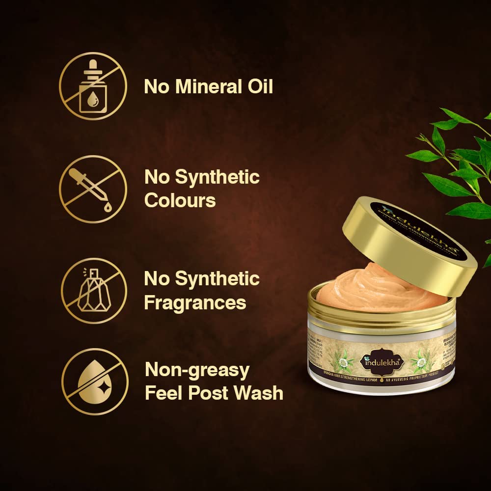 Indulekha Bringha Hair Strengthening Lepam, 200 ml, Pack of 1 Indulekha Bringha Hair Strengthening Lepam, 200 ml, Pack of 1