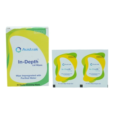 IN-Depth Lid Wipes 30's, Pack of 1