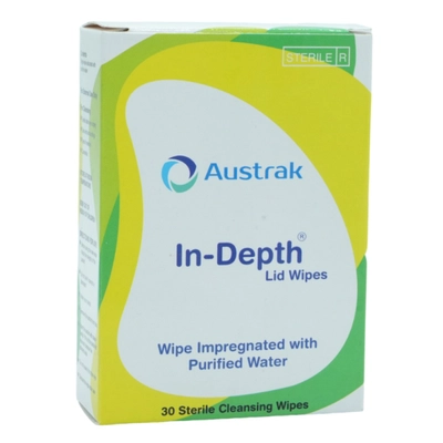 IN-Depth Lid Wipes 30's, Pack of 1