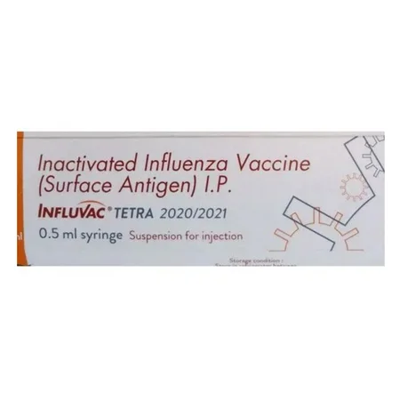 Influvac Tetra 2020/2021 Vaccine 0.5 ml