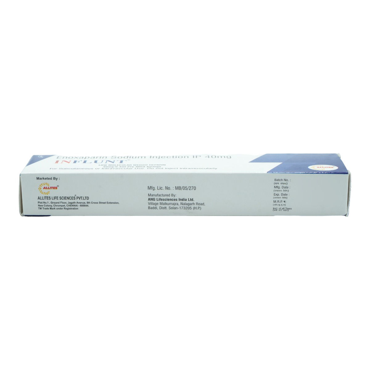 Influnt 40 mg PFS Injection 0.4 ml Price, Uses, Side Effects ...