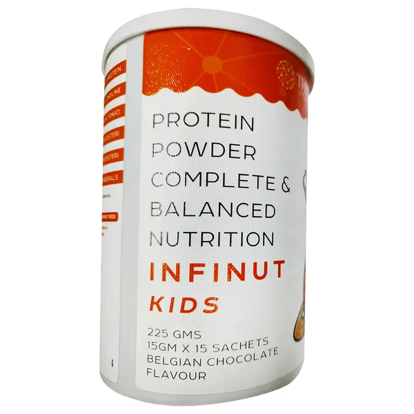 Infinut Kid Belgian Chocolate Flavour Powder, 225 gm (15*15 gm Sachet)