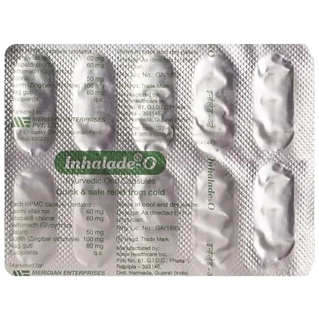Inhalade-O Capsule 10's