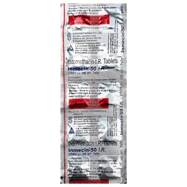 Inmecin-50 I R Tablet 10's
