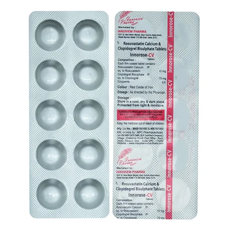 Innorose-CV 10/75 Tablet 10's