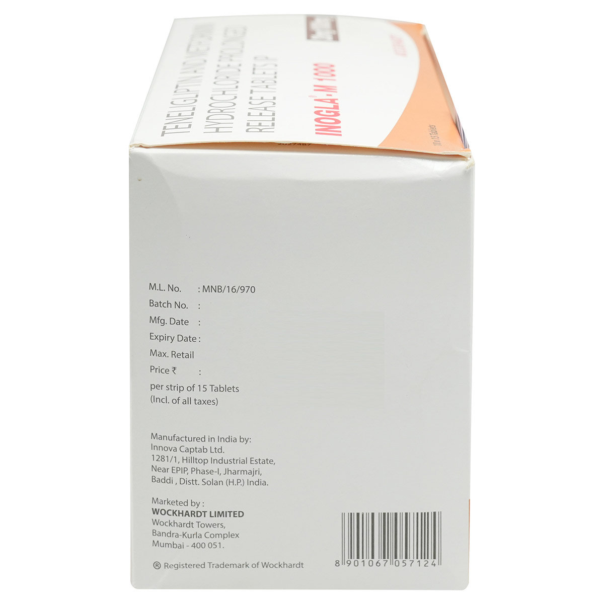 Inogla-M 1000 Tablet 15's, Pack of 15 TabletS Inogla-M 1000 Tablet 15's, Pack of 15 TabletS