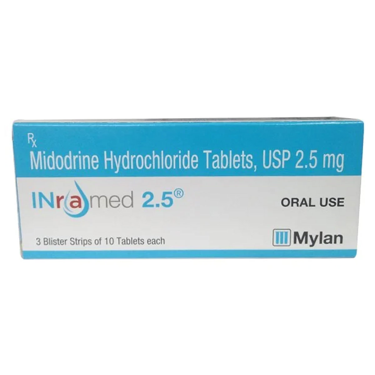 Inramed 2.5 Tablet 10's, Pack of 10 TABLETS Inramed 2.5 Tablet 10's, Pack of 10 TABLETS