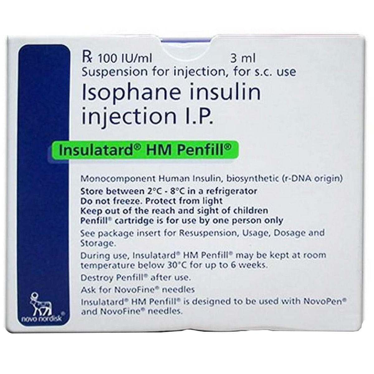 Insultard HM 100IU/ml Penfill 3 ml Insultard HM 100IU/ml Penfill 3 ml
