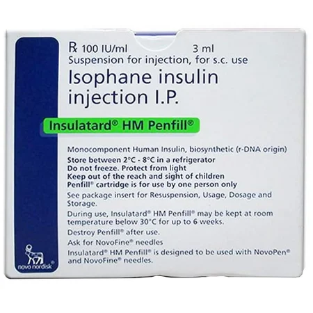 Insultard HM 100IU/ml Penfill 3 ml