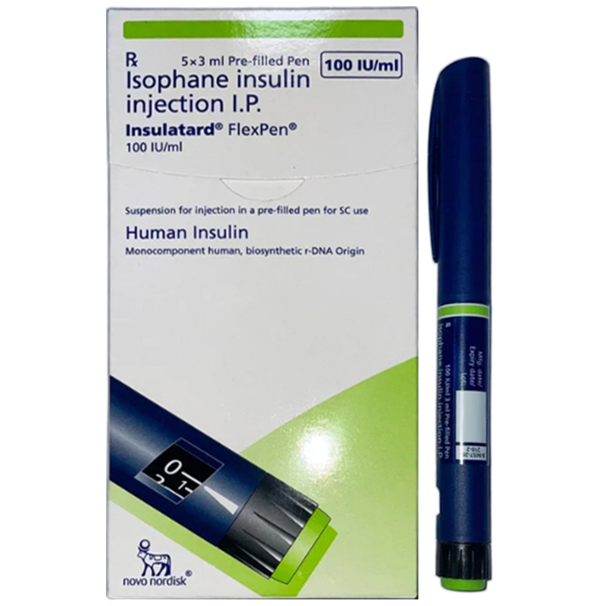 Insulatard Flexipen 100 IU Injection 3 ml Insulatard Flexipen 100 IU Injection 3 ml