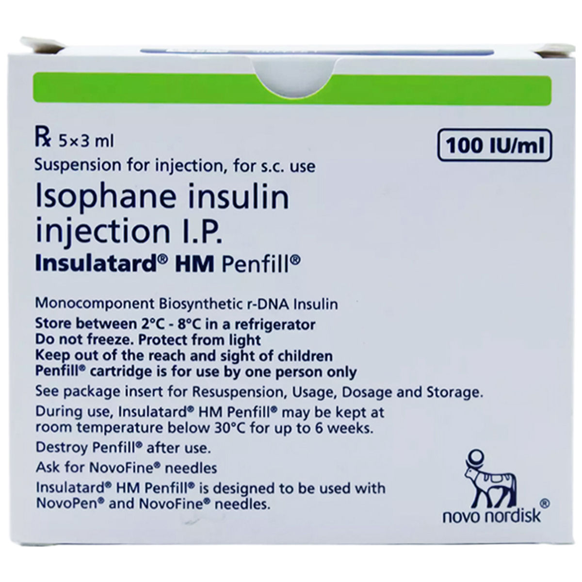 Insulatard HM Penfill 3 ml Insulatard HM Penfill 3 ml