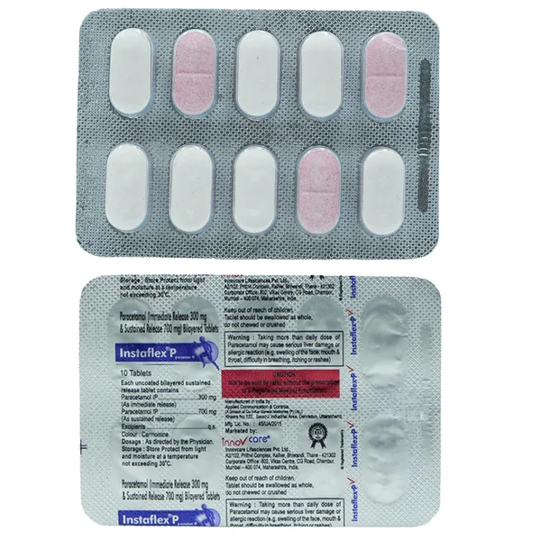 Instaflex P 1000 mg Tablet 10's, Pack of 10 TabletS