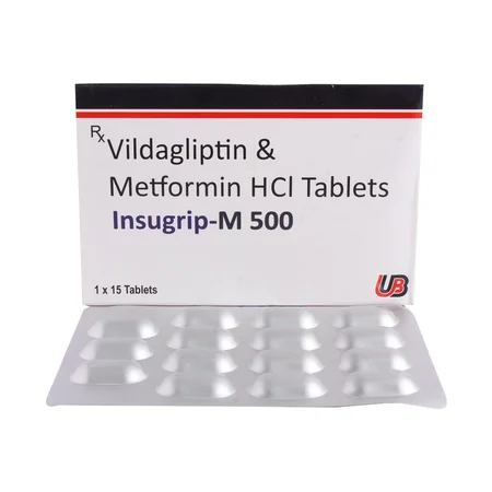 Insugrip-M 500 Tablet 15's