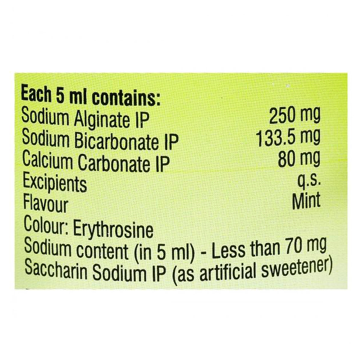 Instaraft Sugar Free Mint Oral Suspension 200 ml, Pack of 1 Instaraft Sugar Free Mint Oral Suspension 200 ml, Pack of 1