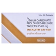 Intalith CR-450 Tablet 10's