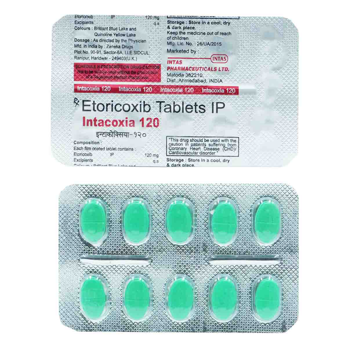 Intacoxia 120 Mg Tablet Uses Side Effects Price Apollo Pharmacy