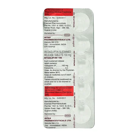 Intaglip-OD 100 Tablet 10's