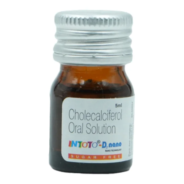 Intoto-D3 Nano 60K Sugar Free Oral Solution 5 ml