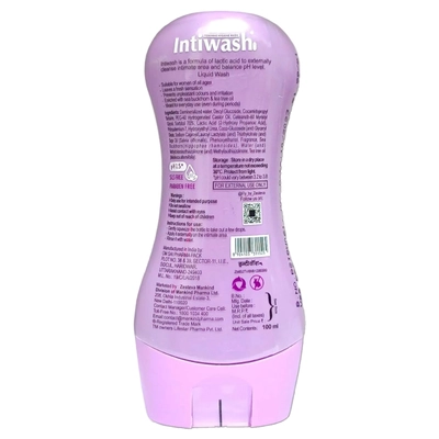 New Intiwash Feminine Hygiene Liquid Wash, 100 ml, Pack of 1