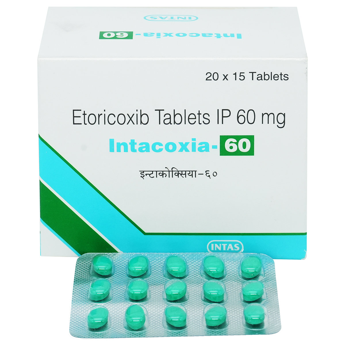 Intacoxia-60 Tablet 15's, Pack of 15 Intacoxia-60 Tablet 15's, Pack of 15