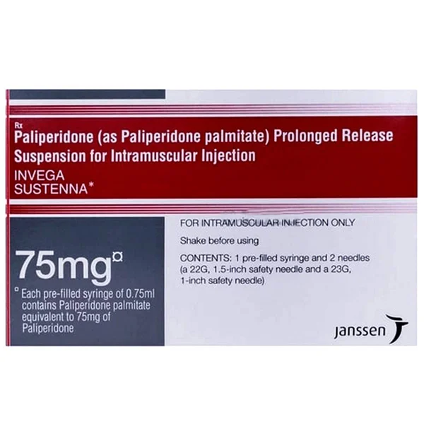 Invega Sustenna 75mg Injection 1's