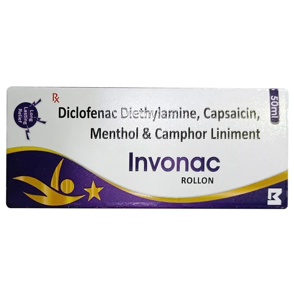 Invonac Roll on Liniment 50 ml