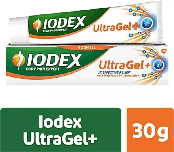 Iodex Ultra Plus Gel, 30 gm