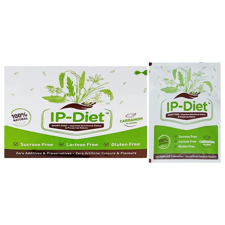 Ip-Diet Cardamom Flavour Powder Sachet, 20*36 gm