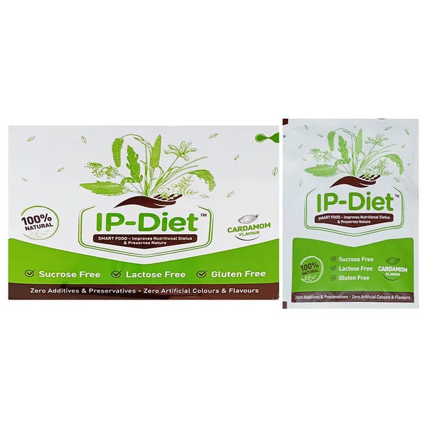 Ip-Diet Cardamom Flavour Powder Sachet, 20*36 gm, Pack of 1