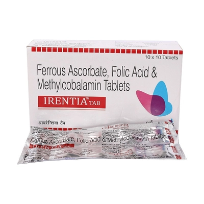 Irentia Tablet 10's, Pack of 10 TABLETS