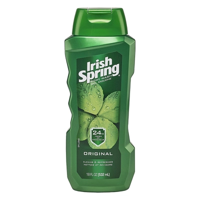 Irish Spring Original Body Wash 532 ml | Cleanses &amp; Purifies | Keep Skin Fresh For 24 Hrs, Pack of 1