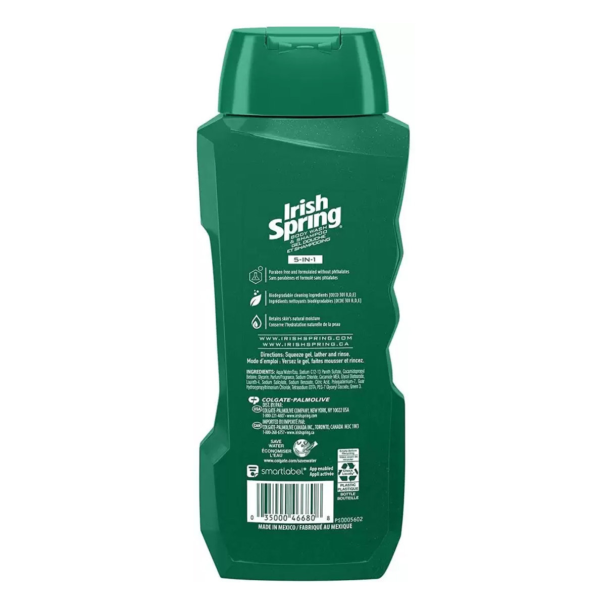 Irish Spring 5In1 Body Wash, 532 ml, Pack of 1 Irish Spring 5In1 Body Wash, 532 ml, Pack of 1