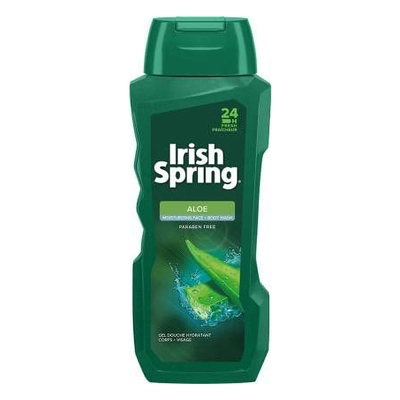 Irish Spring Aloe Body Wash 532 ml | Cleanses | Keep Skin Fresh For 24 Hrs, Pack of 1