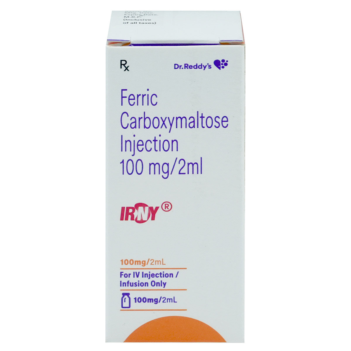 Irny 100 mg Injection 2 ml, Pack of 1 Injection Irny 100 mg Injection 2 ml, Pack of 1 Injection