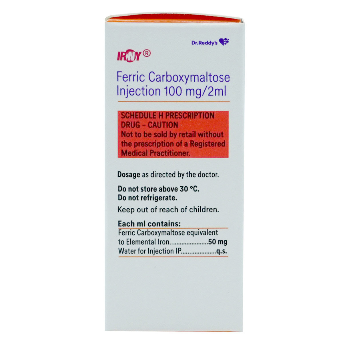 Irny 100 mg Injection 2 ml, Pack of 1 Injection Irny 100 mg Injection 2 ml, Pack of 1 Injection