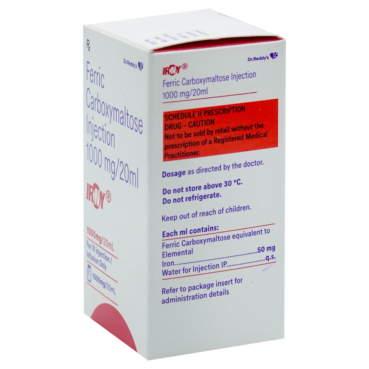 Irny 1000 mg Injection 20 ml, Pack of 1 Injection Irny 1000 mg Injection 20 ml, Pack of 1 Injection