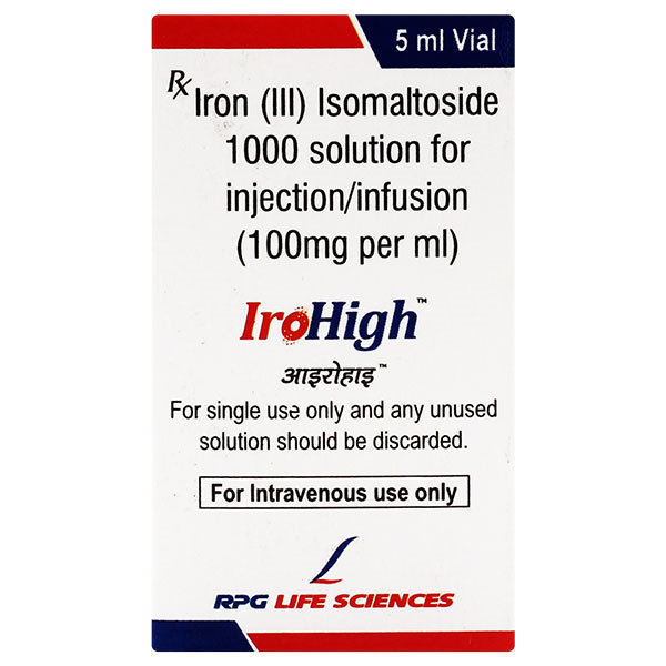 Irohigh 100 Injection 5 ml, Pack of 1 INJECTION Irohigh 100 Injection 5 ml, Pack of 1 INJECTION