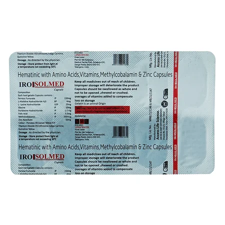 Irosolmed Capsule 10's
