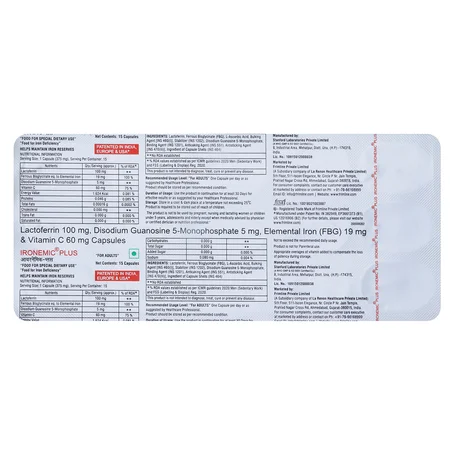 Ironemic Plus Adults Capsule 15's