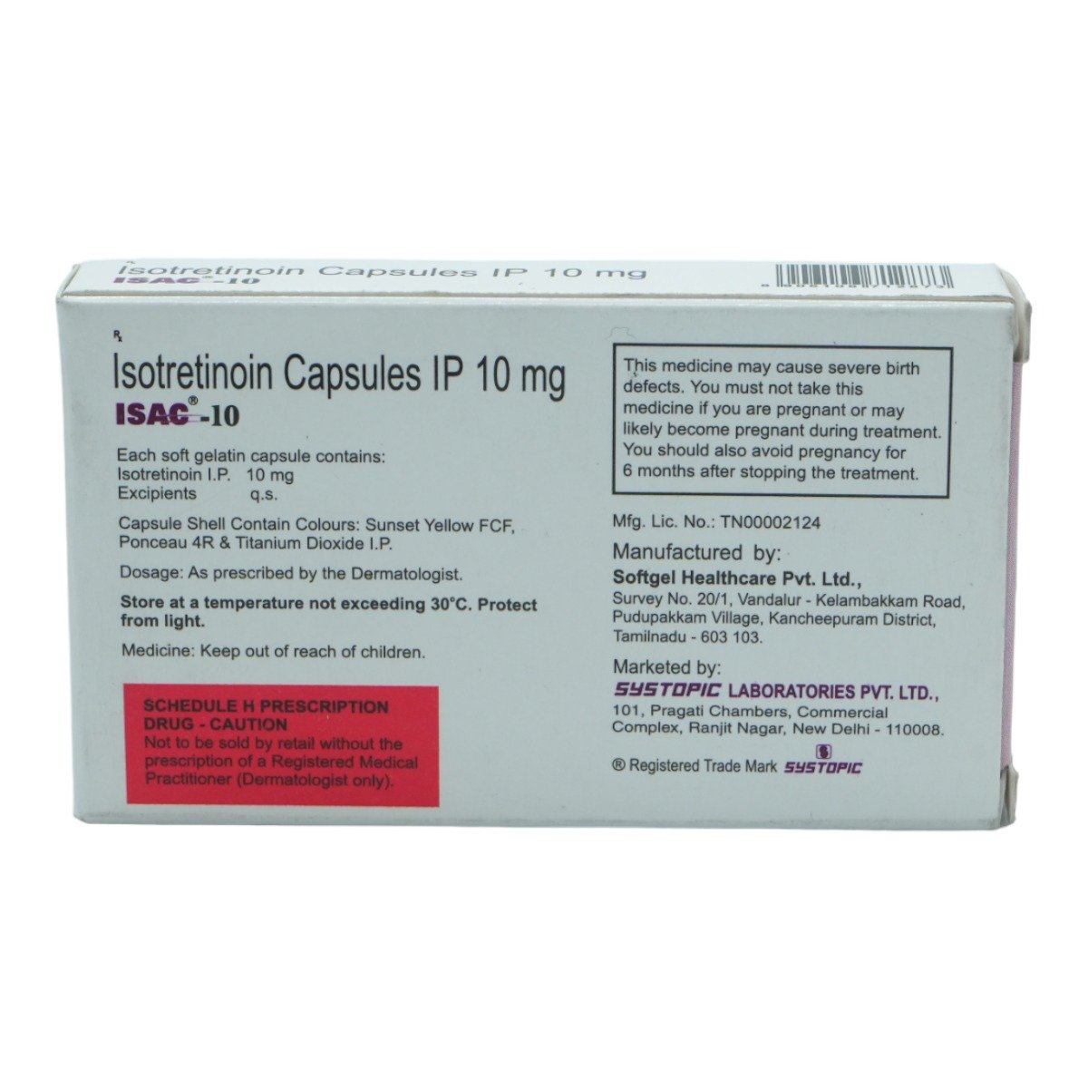 Isac-10 Capsule 10's, Pack of 10 CapsuleS Isac-10 Capsule 10's, Pack of 10 CapsuleS