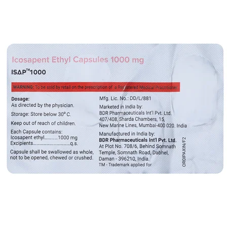 Isap 1000 Capsule 4's