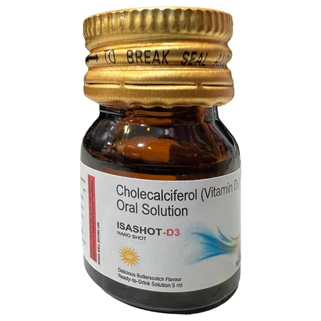 Isashot-D3 Nano Shot Butterscotch Flavour Oral Solution 5 ml