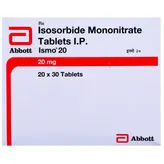 Ismo 20 Tablet 30's, Pack of 30 TABLETS