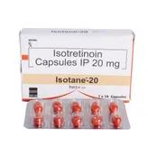 Isotane-20 Capsule 10's, Pack of 10 CapsuleS
