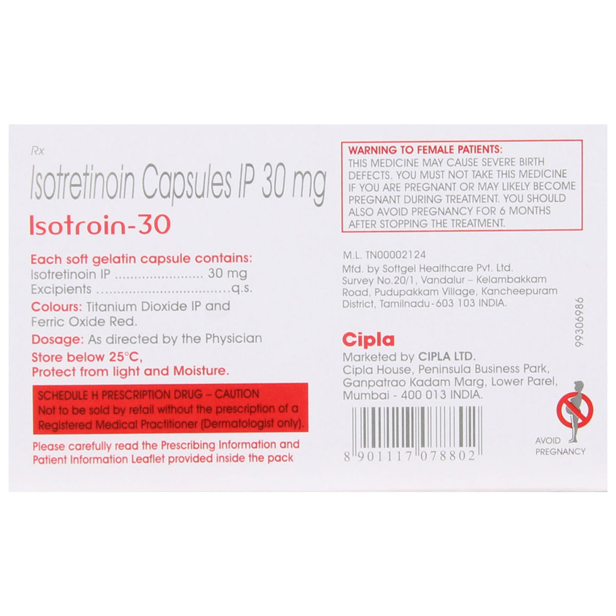 Isotretinoina 30mg Online