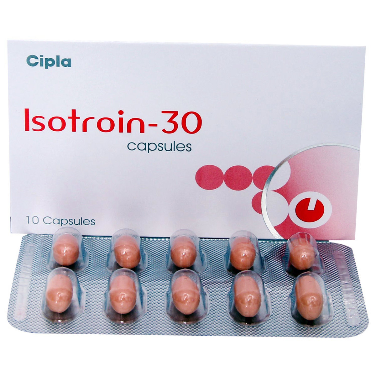 Isotroin-30 Capsule 10's, Pack of 10 CAPSULES Isotroin-30 Capsule 10's, Pack of 10 CAPSULES