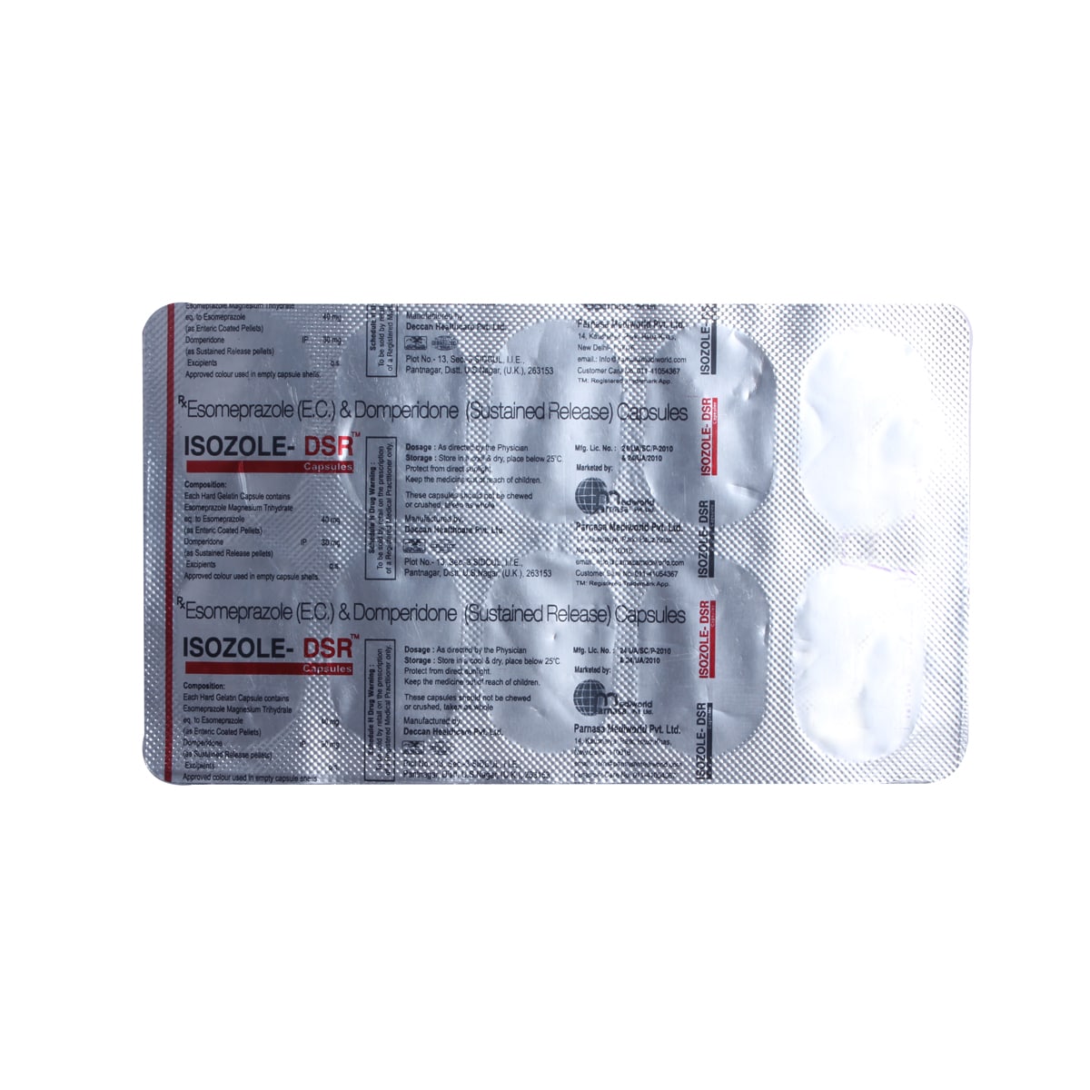 Isozole DSR Capsule 10's, Pack of 10 CAPSULES Isozole DSR Capsule 10's, Pack of 10 CAPSULES