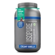 Isopure Less Than 1.5 gm Carbs 100% Whey Protein Isolate Creamy Vanilla Flavour Powder, 2.20 lb