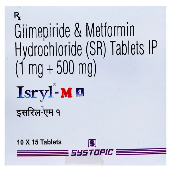 Isryl-M1 Tablet 15's, Pack of 15 TABLETS